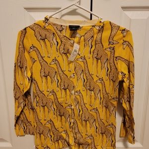 Ann Taylor yellow cardigan